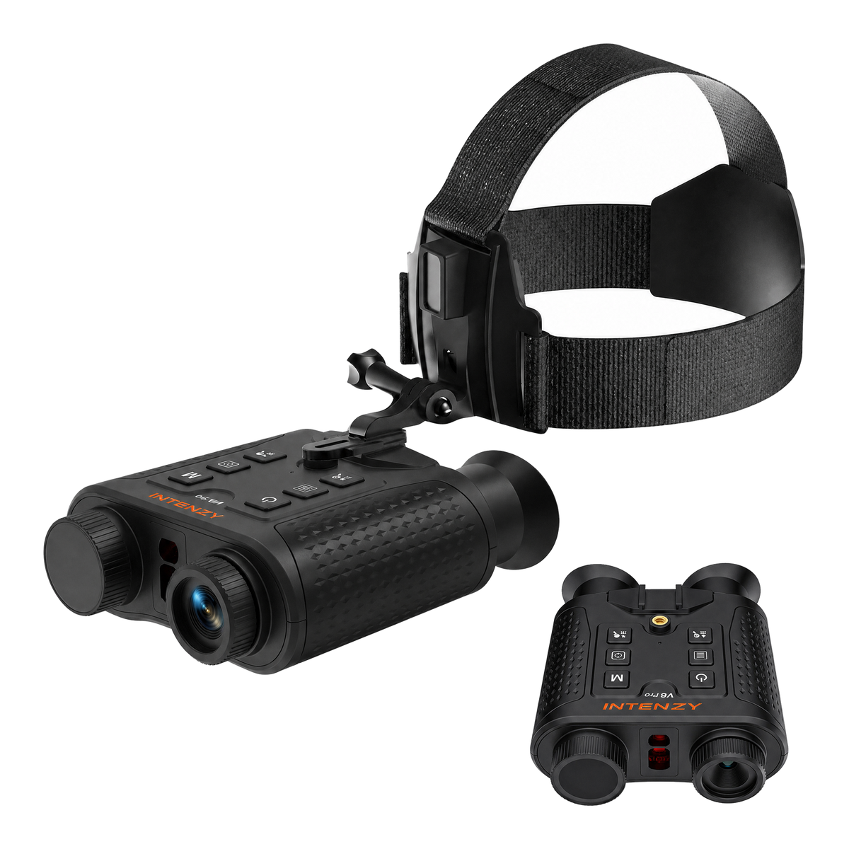 Intenzy V6 PRO 4K night vision binoculars with head mount harness